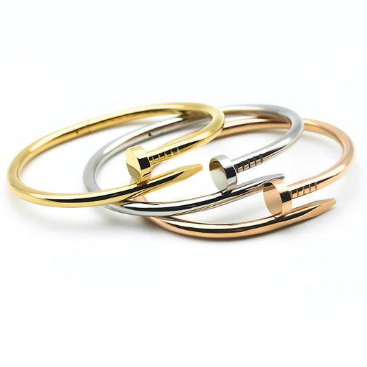 Screw Nail Bracelet - Stainless Steel