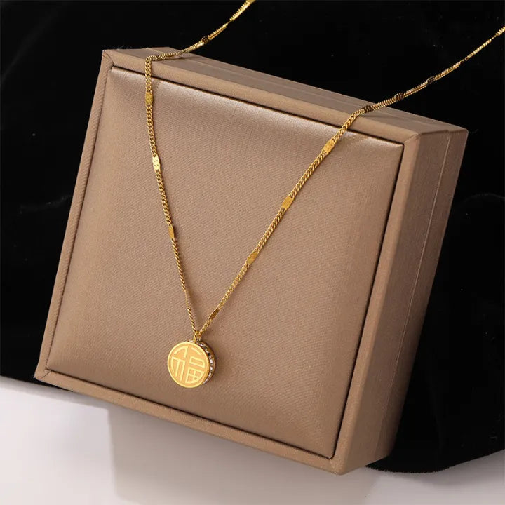 Lucky Fu Necklace - Stainless Steel