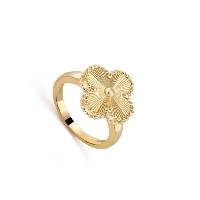 Clover Ring - Stainless Steel