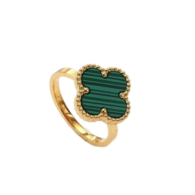Clover Ring - Stainless Steel