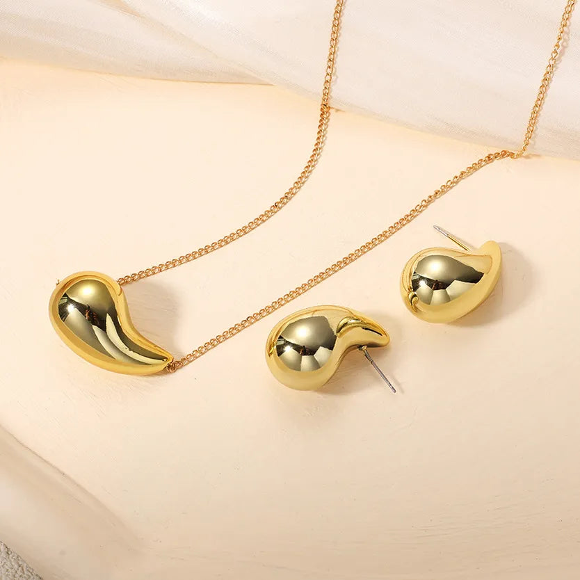 Set Tear Drop (Necklace + Tops)