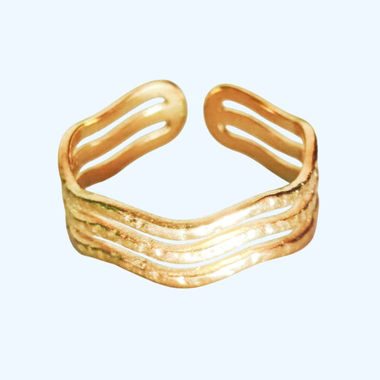 Wave - Adjustable Ring