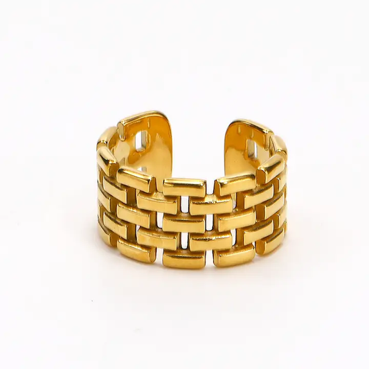 Brick Ring - Stainless Steel
