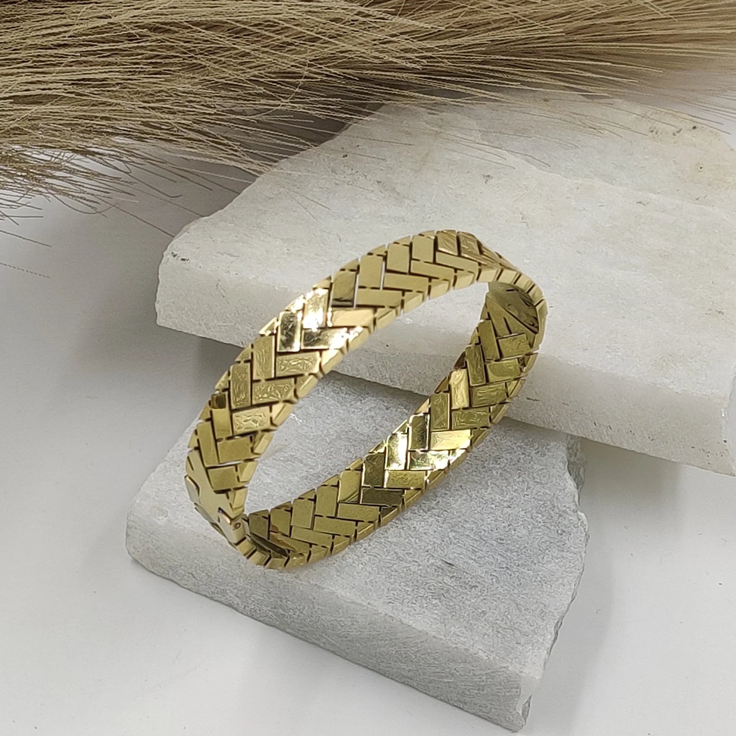 Brick Pattern (Bracelet + Ring)