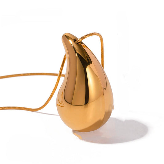 Bottega Drop Necklace - Stainless Steel