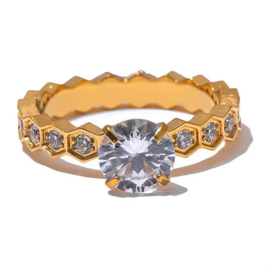 Hive Ring - Stainless Steel
