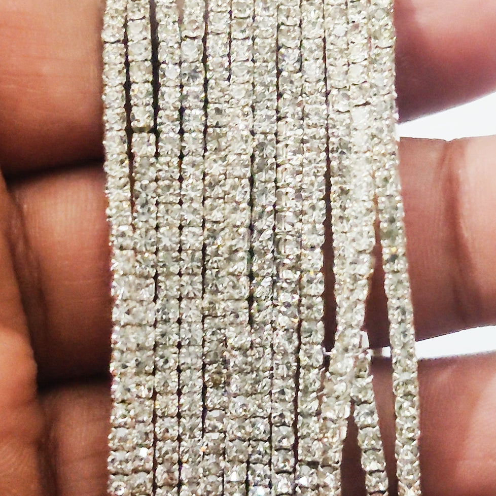 4 Strands Rubber Diamond Tennis Bracelet - China Import