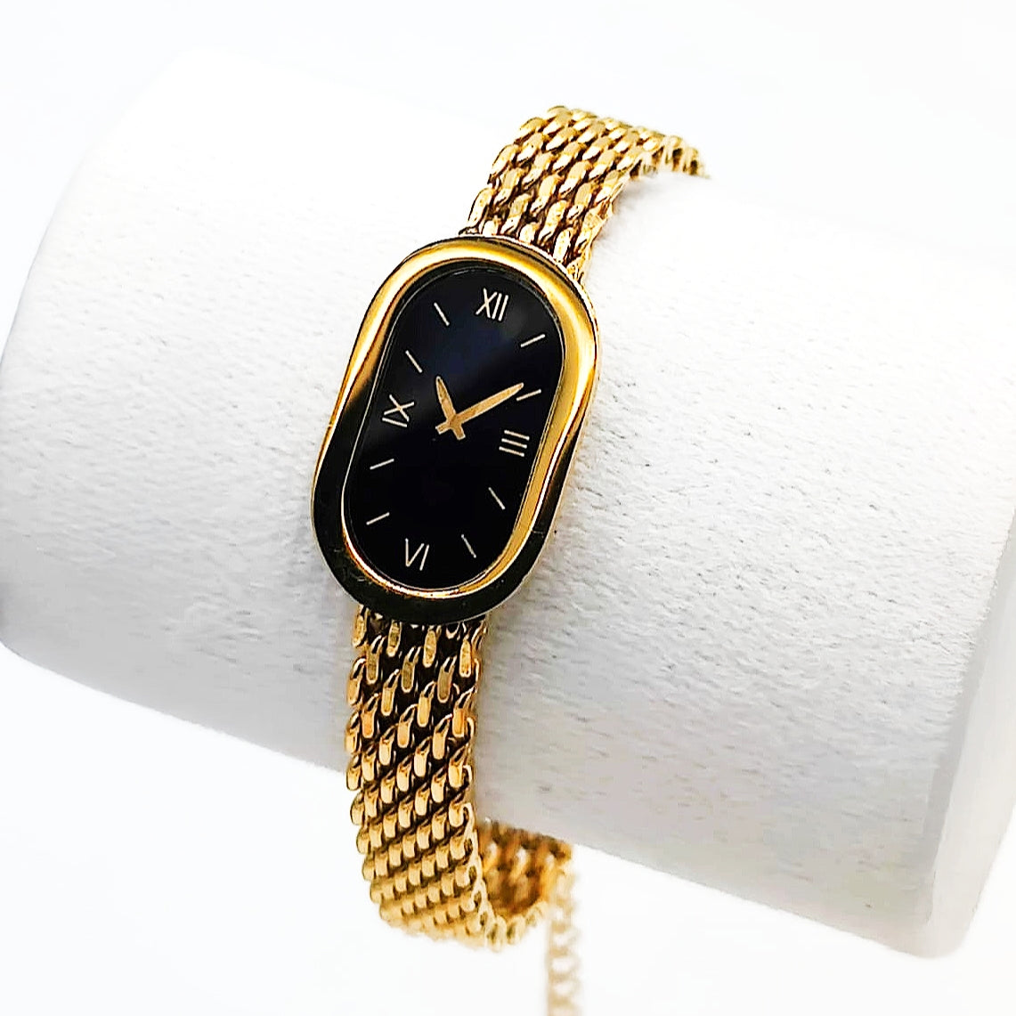 Dummy/Fake Mesh Watch Handcuff - Stainless Steel