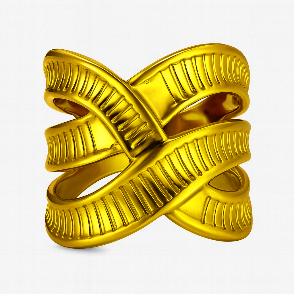 Multi Wave Pattern - Adjustable Ring