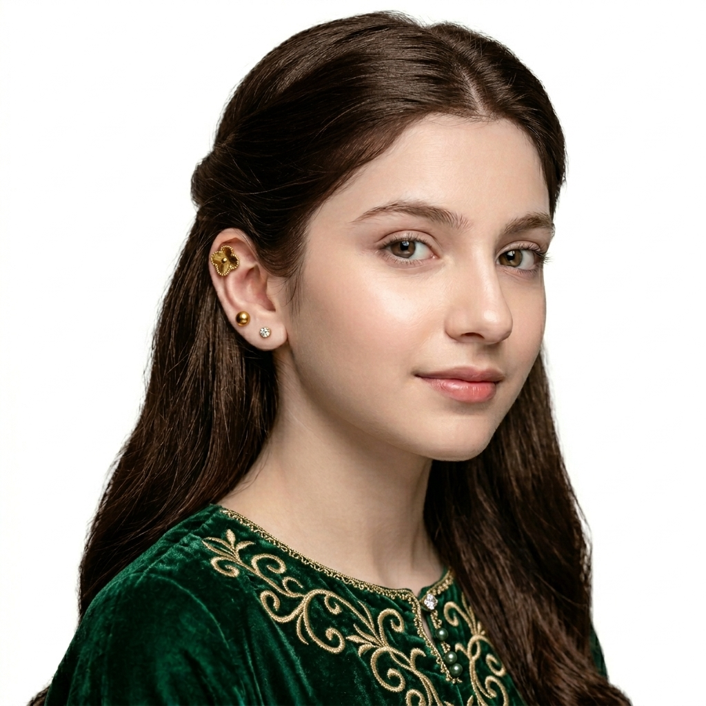 3 Tops (Golden Clover, Round, Diamond) - Stainless Steel