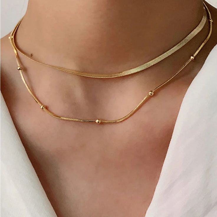 Necklaces (Snake + Thin Beads)