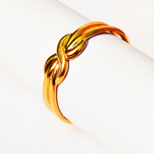 Bow Grip Adjustable Ring - Stainless Steel