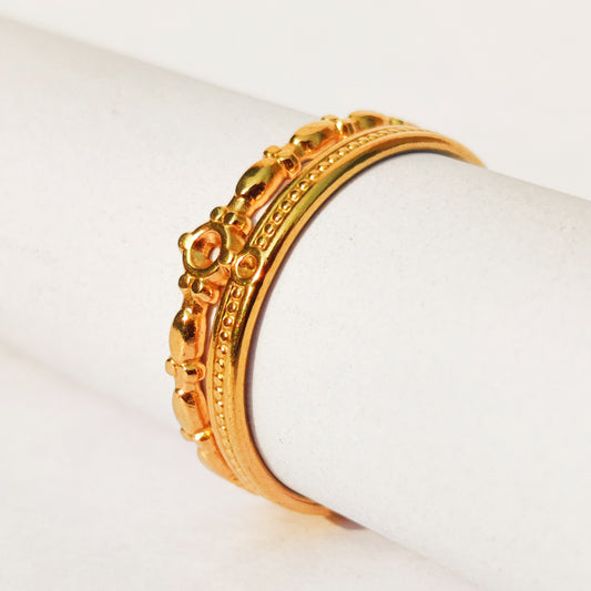 Queen Adjustable Ring - Stainless Steel