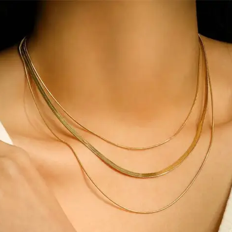 Leesie Necklace - Stainless Steel