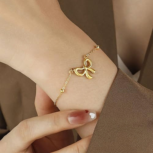 Bow Bracelet - Stainless Steel