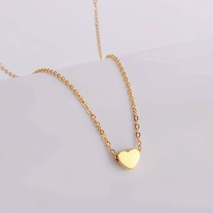 Mini Heart Necklace - Stainless Steel